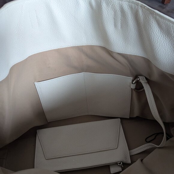 Akris Ai Medium Leather Shoulder Tote Special Edition Avant Garde Patchwork - Picture 7 of 16